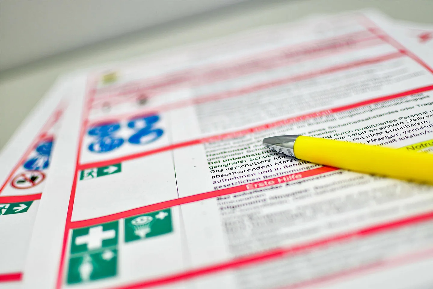 Sicherheitsrichtlinien Checkliste